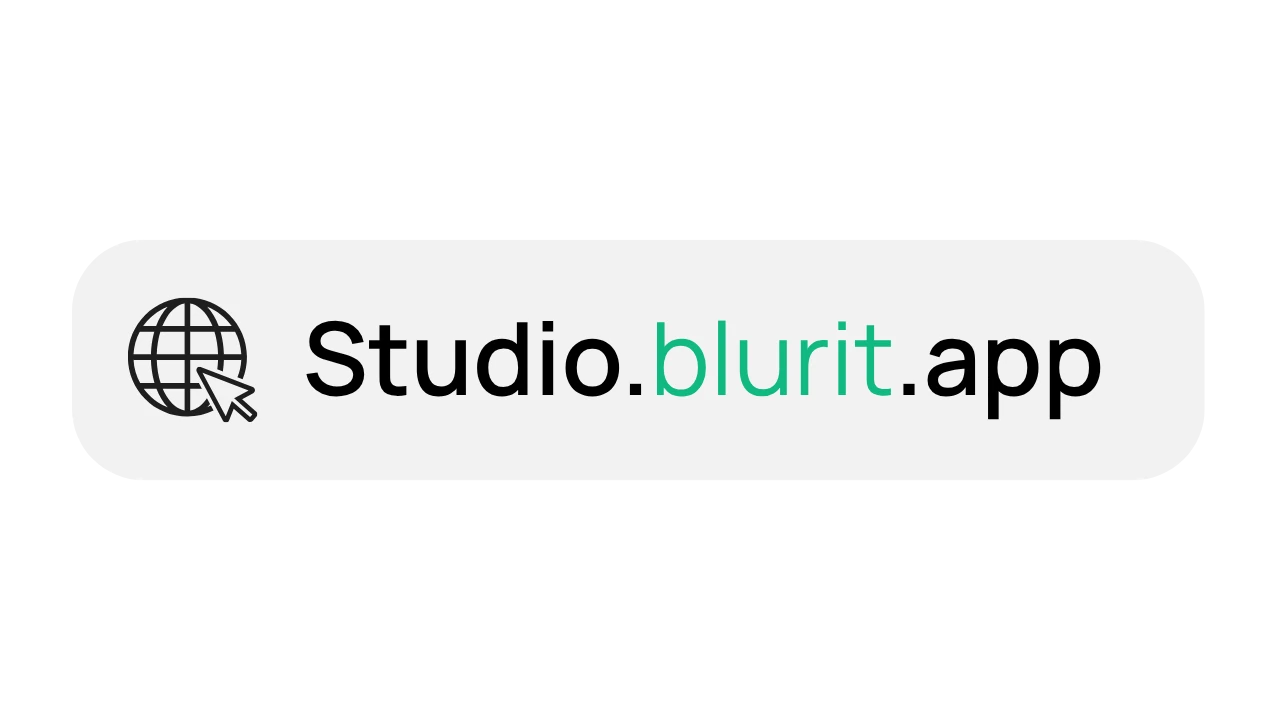 ?tape 1 : importer une vid?o dans Blurit Studio